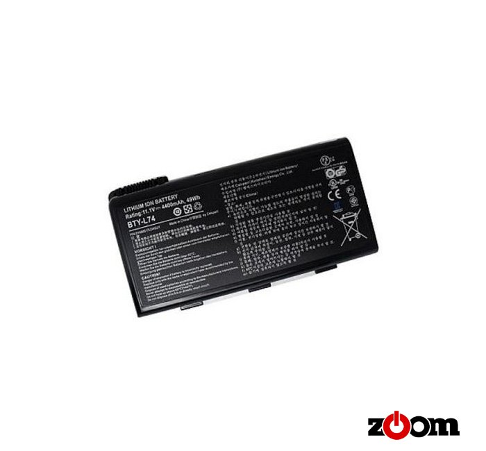 007-0556 Аккумулятор для ноутбука MSI (BTY-L74) A6200, CX620