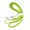 Дата-кабель Smartbuy USB - micro USB, магнитный, длина 1,2 м, зеленый (iK-12m green)/500
