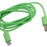 Дата-кабель Smartbuy USB - micro USB, цветные, длина 1 м, зеленый (iK-12c green)/500