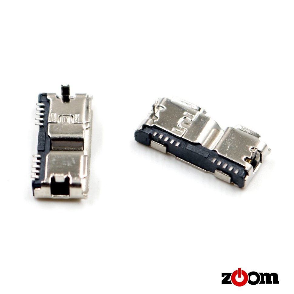 Micro USB 3,0 10P разьем SMT