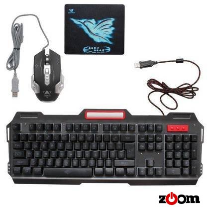Комплект клавиатура + мышь + коврик keyboard K38
