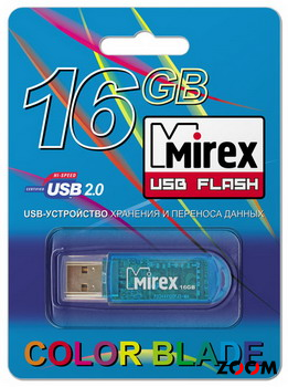 USB 2.0  накопитель Mirex 16GB ELF BLUE (ecopack) (13600-FMUBLE16)