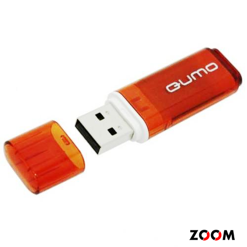 USB 2.0  накопитель QUMO 16GB CHARM красный