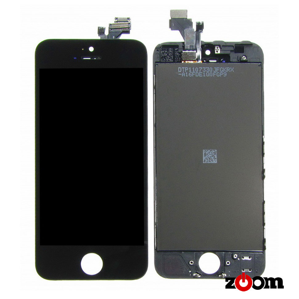 Дисплей iPhone 5S сенсор + рамка черный