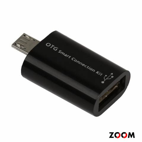адаптер Micro-USB to USB-A Smartbuy, черный (SBR-OTG-K)