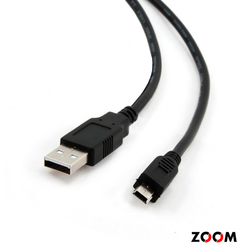 Кабель K-619  USB (1,8 м USB 2.0 AM/mini B 5pin)черный