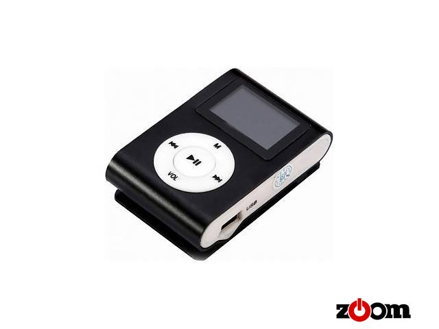 MP3 мини с разъемом под карту памяти и экранчиком метал