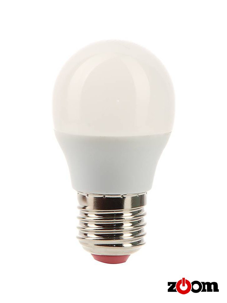 Лампы светодиодные ЭКОНОМКА, GL45, 3w, E27, 3000K, шарик, теплый (1/10/80)