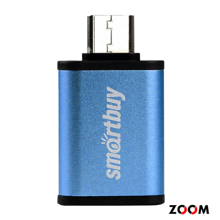 адаптер Type-C to USB-A 3.0 Smartbuy, синий (SBR-OTG05-B)
