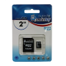 micro SD карта памяти START BUY 2 GB (с адаптером SD) (SB2GBSD-01)