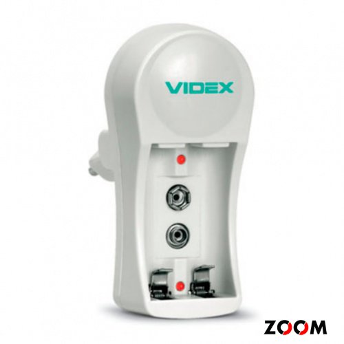 Зарядное устройство VIDEX VCH-N201 (пустое, 1-2 х AA, AAA, 9V) (1/20)