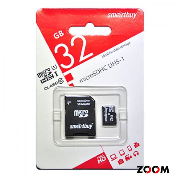 32GB карта памяти Smartbuy  class10 SBGBSDHCCL10