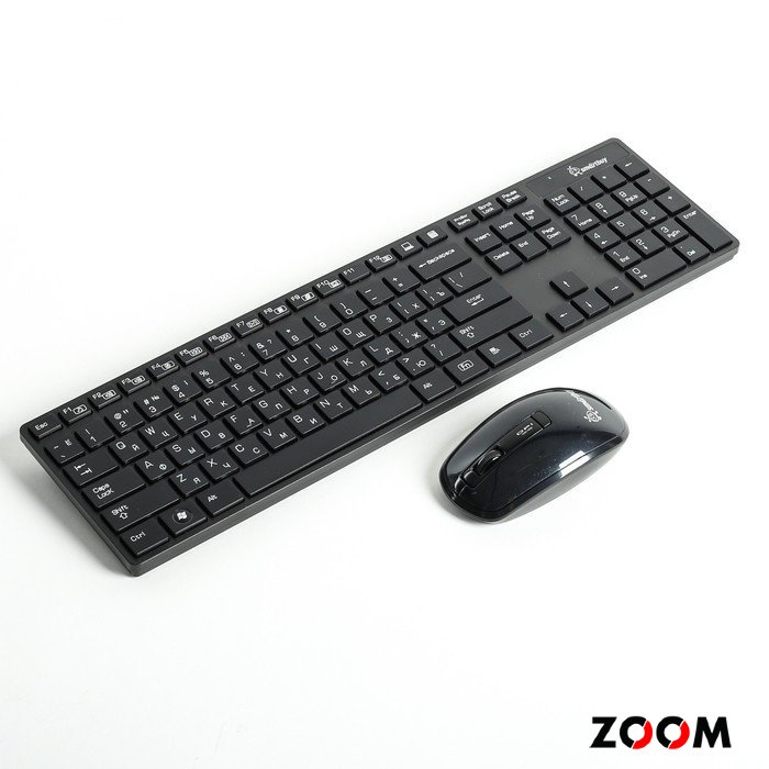 Комплект клавиатура+мышь Smart Buy 215318 AG Black