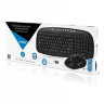 Комплект клавиатура+мышь мультимедийный Smartbuy 205507AG, black