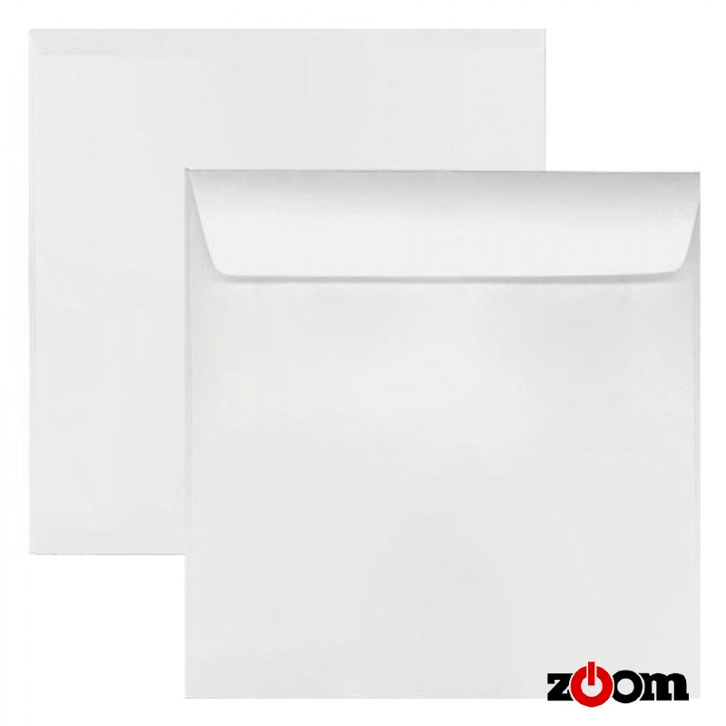 Конверт бумажный без окна на 1 компакт-диск 50 шт (белый)