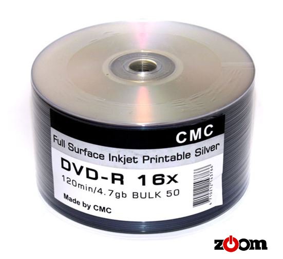DVD+R 4,7GB CMC 16х Cake  (50) Inkjet