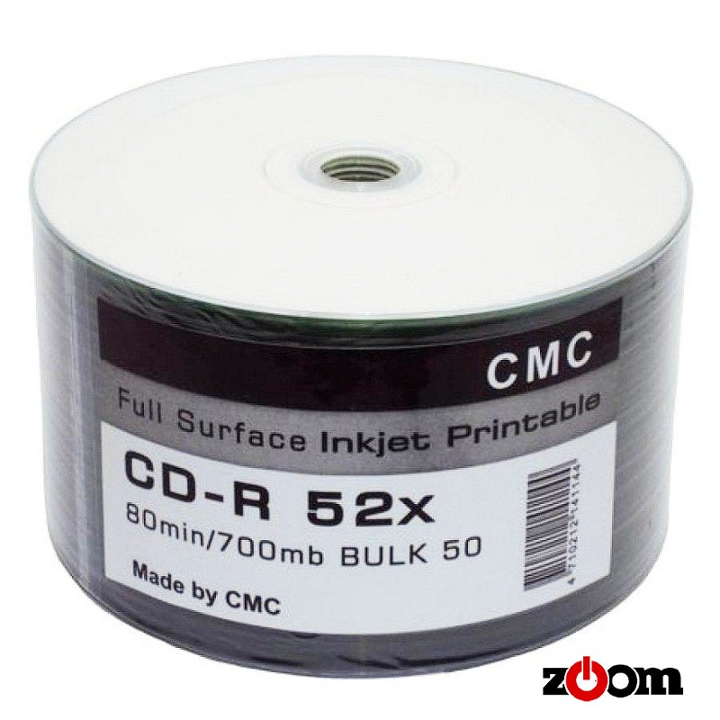 CD-R CMC 700мБ Bulk/50/100 (для печати)